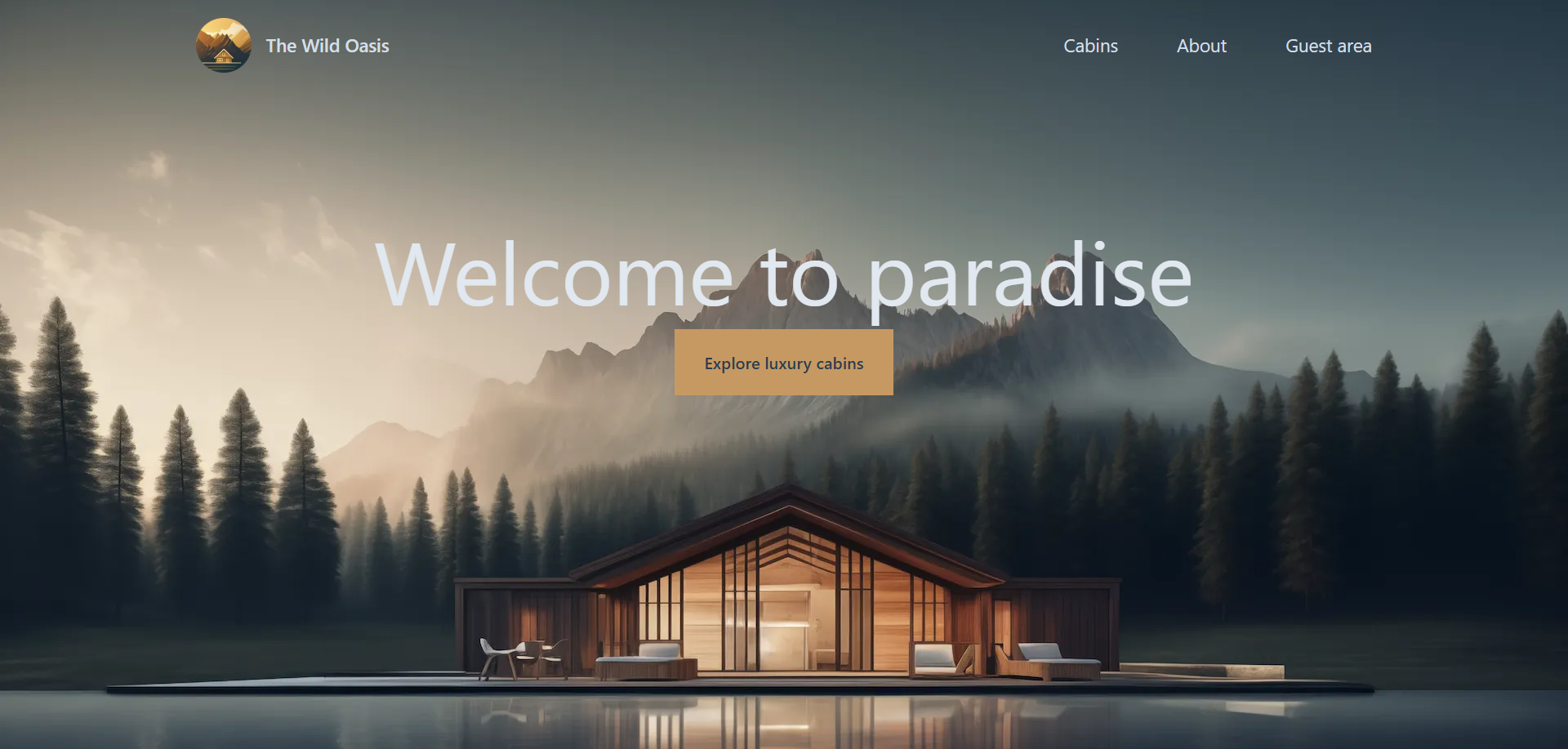 The wild Oasis Website