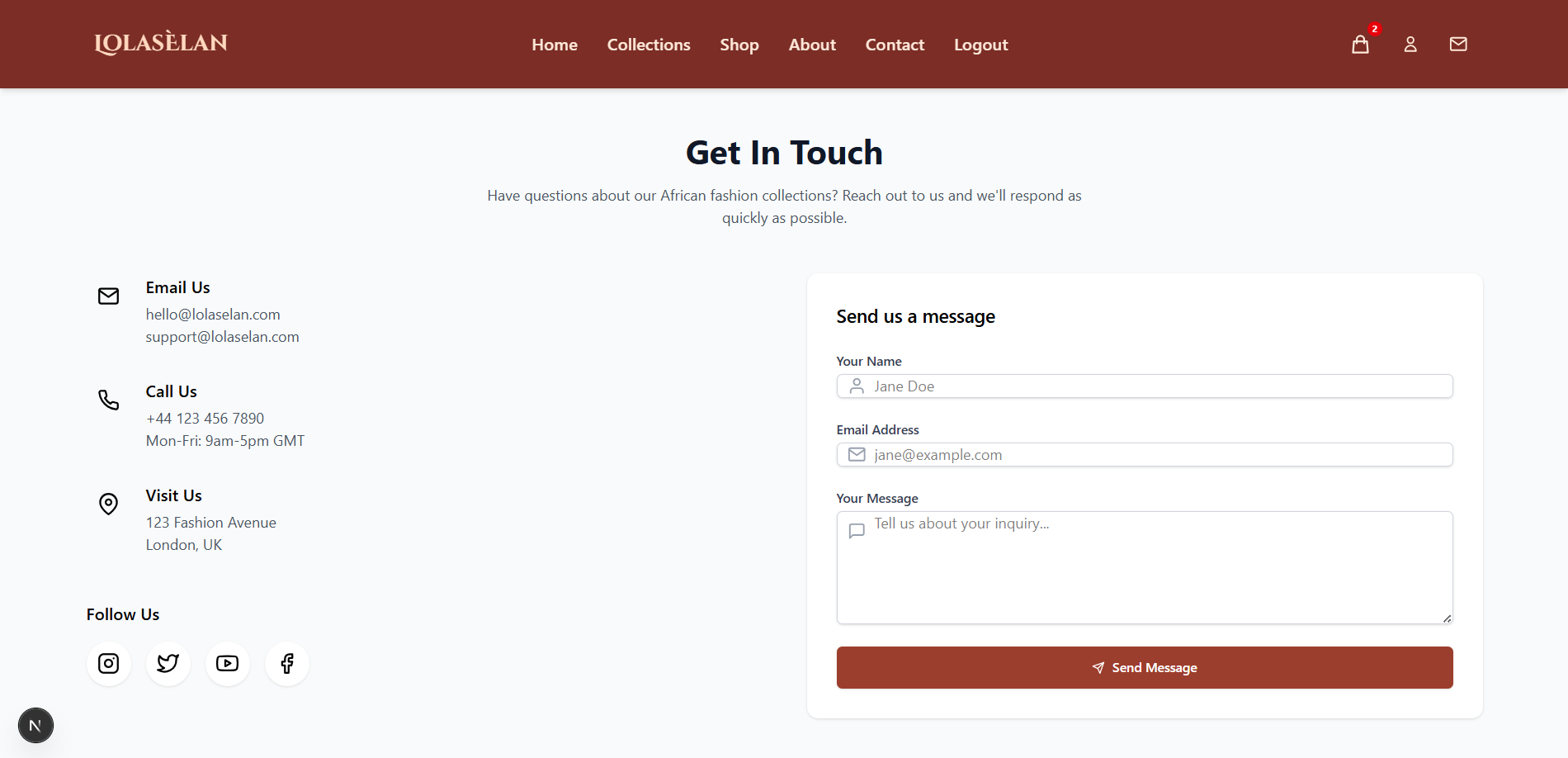 Lolaselan contact